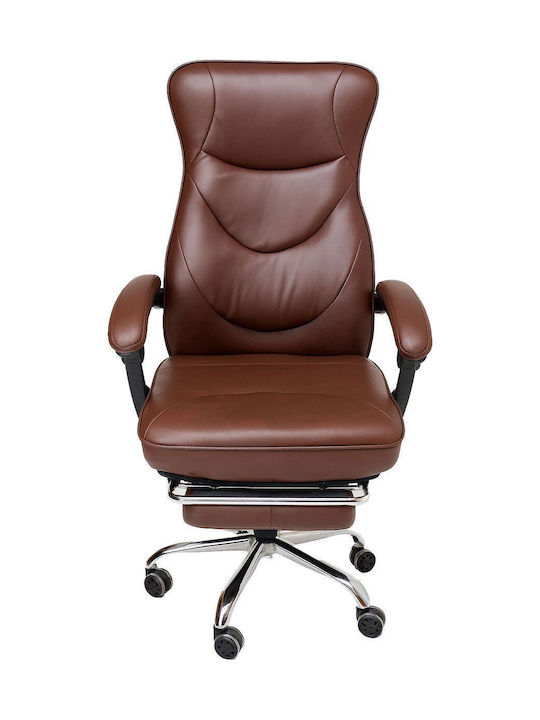 Polihome Celestic Executive Office Chair With Brown Arms