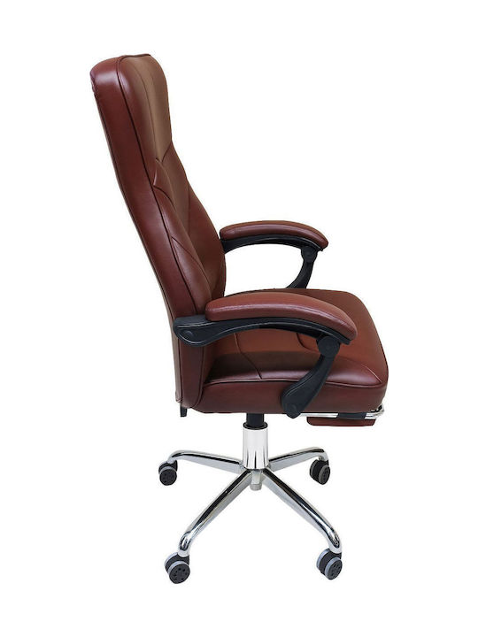 Polihome Celestic Executive Office Chair With Brown Arms