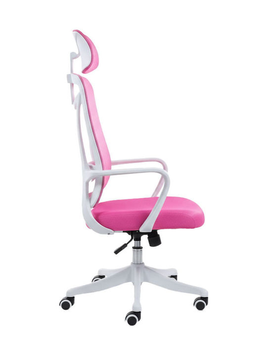 Polihome Hathrow Office Chair With Pink Recline