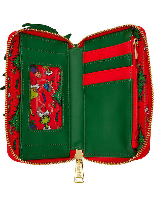 Loungefly Παιδικό Πορτοφόλι με Φερμουάρ Grinch Dr Seuss Holiday