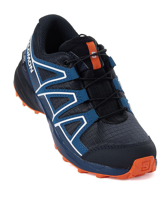 Speedcross Waterproof Kids Sports Shoes Running with Laces Navy Blue