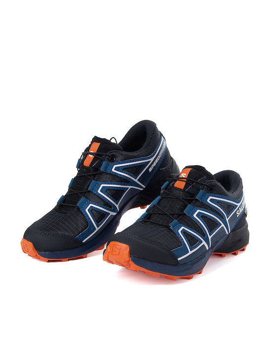 Speedcross Waterproof Kids Sports Shoes Running with Laces Navy Blue