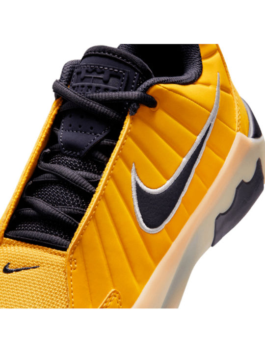 Witness Ix Kids Sports Shoes Basketball with Laces Yellow