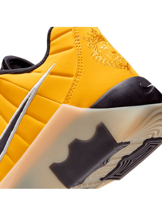 Witness Ix Kids Sports Shoes Basketball with Laces Yellow