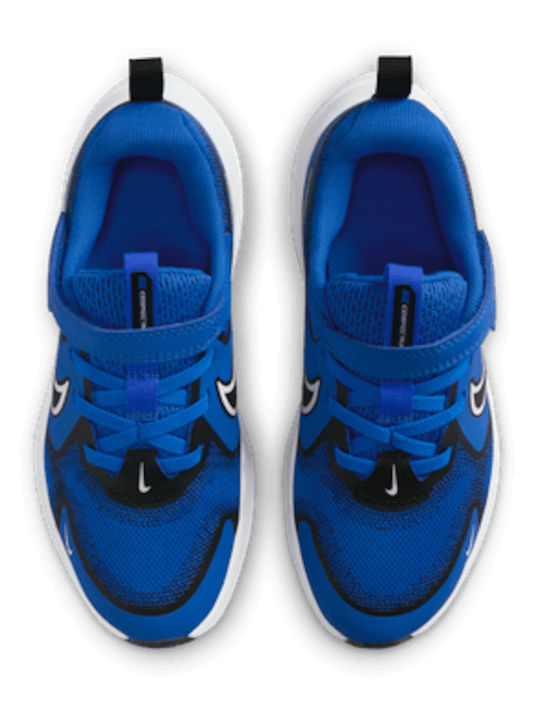 Cosmic Runner Kids Sports Shoes Running with Hook & Loop Closure Blue