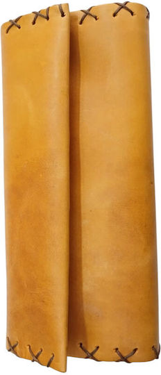 Handmade Leather Tobacco Pouch Pyrography Design Drums Colour Tan Drums-1069