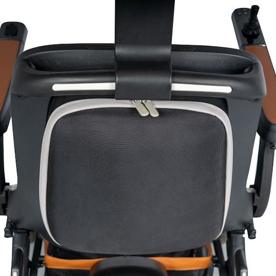 Mobiak Turbotech Ηλεκτροκίνητο Αναπηρικό Αμαξίδιο 12" Πτυσσόμενο 0805722 Γκρι