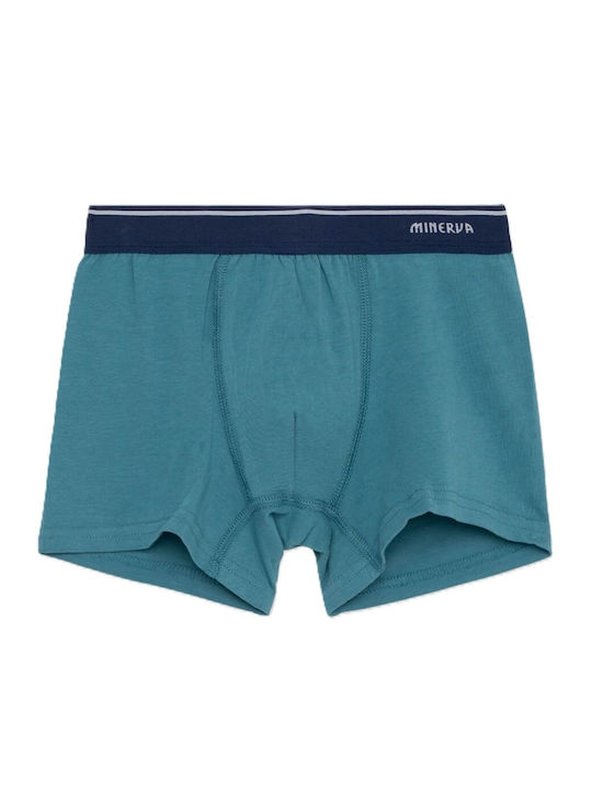 Minerva Game Over Set of Kids' Boxers Blue-green-marine 2pcs