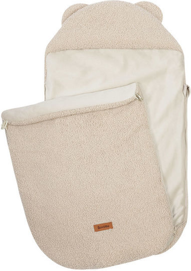 Sensillo Stroller Footmuff with Velvet Lining Beige