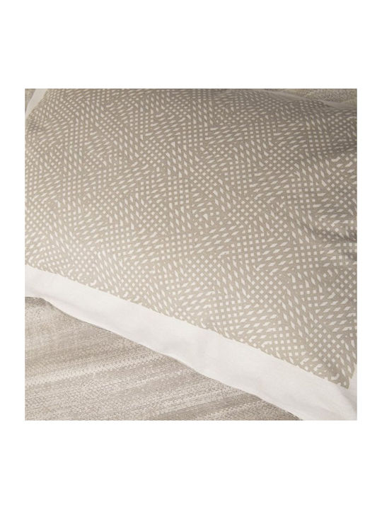 Nima Set Cearșafuri Flanel 240x260cm. Venity Beige 4buc