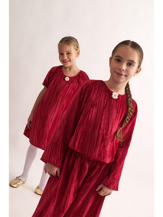 Kids Sweatpants Set Red