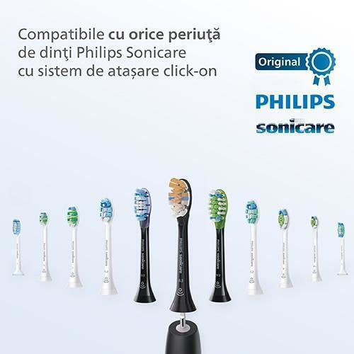 Philips Sonicare ProtectiveClean 4500 Електрическа Четка за Зъби с Таймер и Калъф за Пътуване Черен