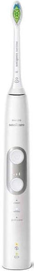Philips Sonicare Protective Clean 6100 Electric Toothbrush with Pressure Sensor and Travel Case White