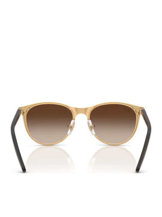 Ray Ban Унисекс Слънчеви Очилa с Кафяв Метален Рамка и Кафяви Преливащи Стъкла RB9552S 297/13