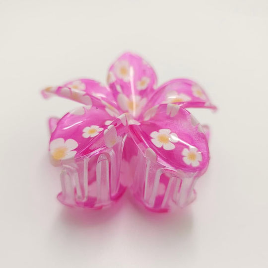 Gheară De Păr Cu Floare Fuchsia