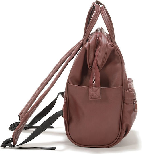 La Millou Diaper Bag Dolce Vita Burgundy 35x28x20cm.