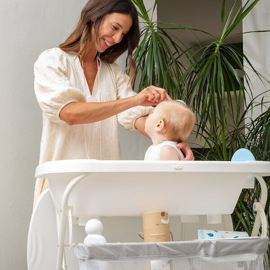 Interbaby Baby Bath And Changing Table Baby Estrellas White