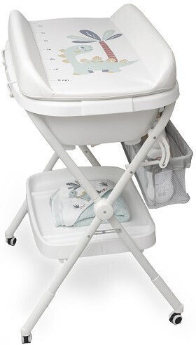 Interbaby Μπανιέρα-Αλλαξιέρα Μωρού Λευκή