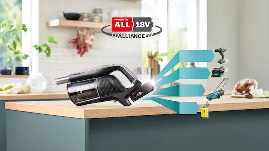 Bosch Unlimited 10 Reîncărcabilă Aspirator 2 în 1 Stick & De Mână 18V Neagră