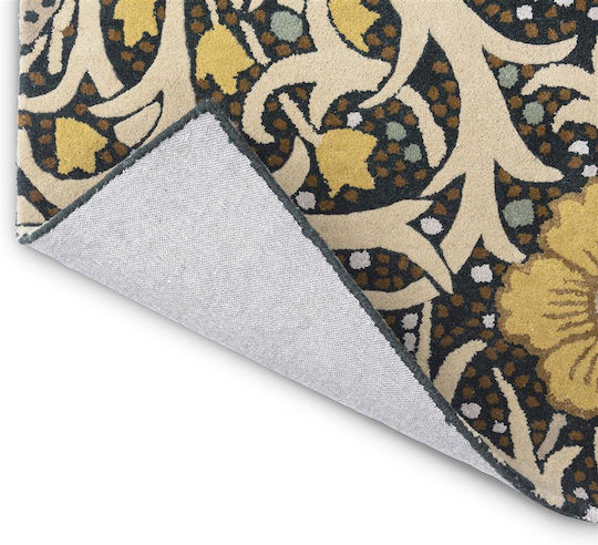 Morris & Co Seaweed Handmade Rug Rectangular Teal