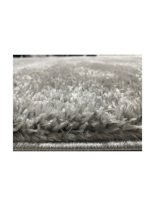Jasmine Js 583 Rug Round Shaggy Gray