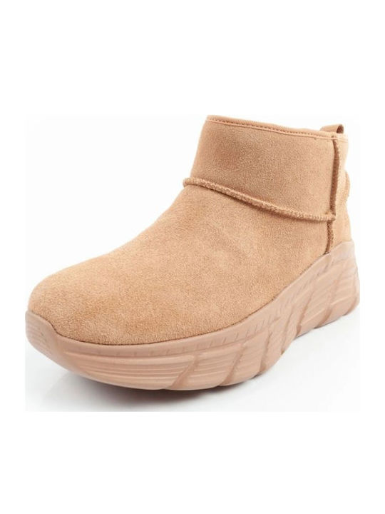 Skechers Дамски Планински Боти Кафяви