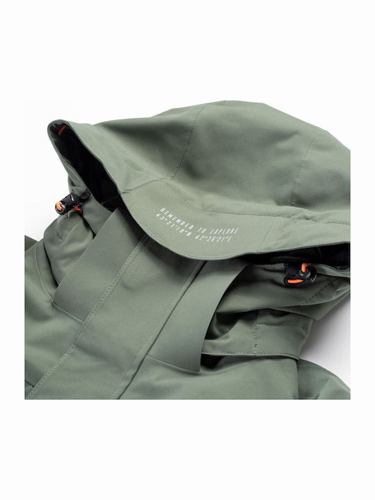 Winter Jacket Waterproof Green