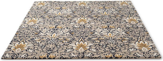Morris & Co Snakeshead Χειροποίητο Χαλί Ορθογώνιο Indigo 250x350cm