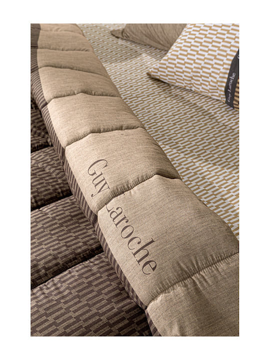 Guy Laroche Bettdecke Großes Doppelbett 220x240cm Status Beige
