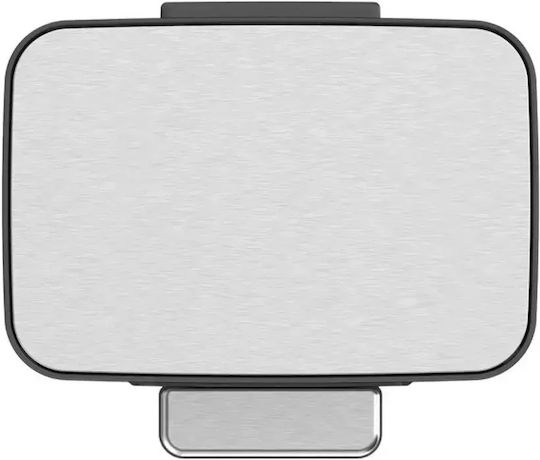 Eko Marina Waste Bin from Inox Steel with Pedal Black 30lt