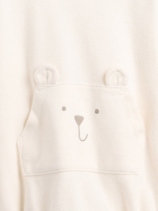 GAP Baby Bodysuit Long-Sleeved Ivory Frost