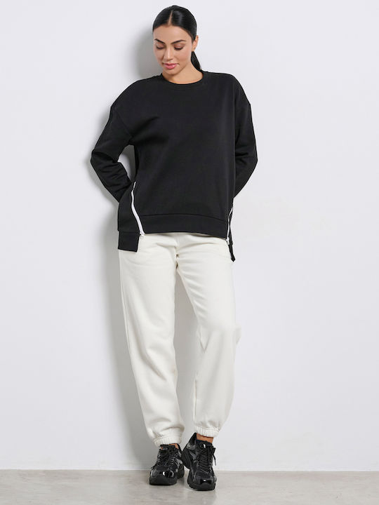 Long Women's Sweatshirt Black