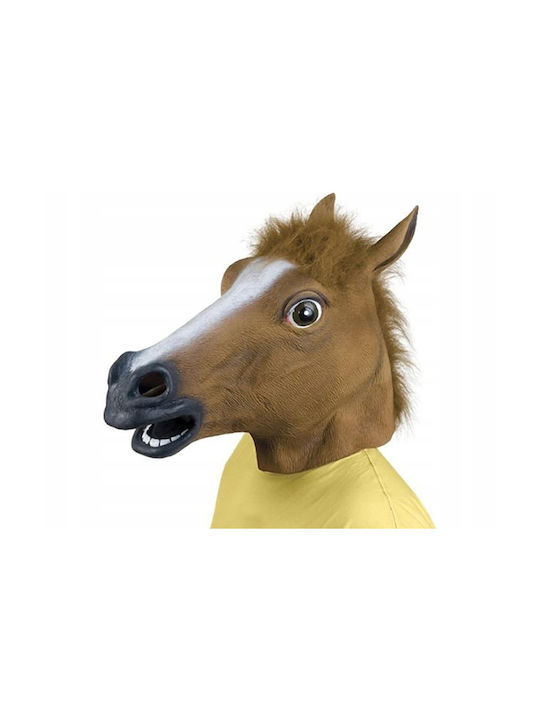 Mască Amuzantă din Latex Zola Design Realist Cap de Cal 42 x 28 x 21 cm