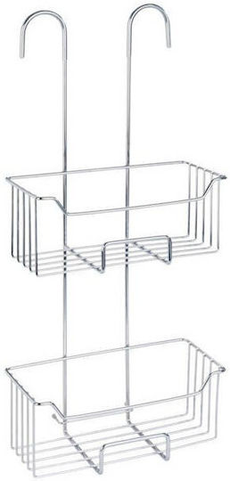 Wenko Milo An der Wand montiert Badezimmerregal Metallisch 55x25x14cm Silber