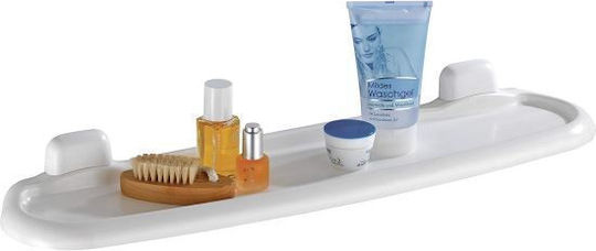 Wenko Pure Wall Mounted Bathroom Shelf Plastic 58x14x5.5cm White