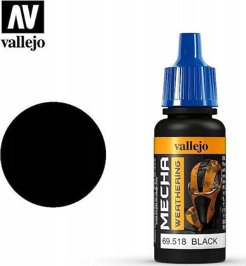 Mecha-Farbe Vallejo 17ml Schwarz Wash 69518