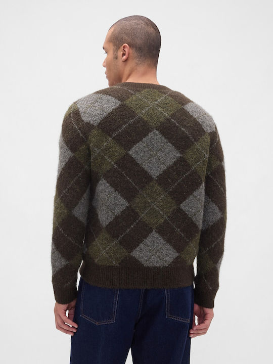 Langarm Pullover Dusty Olive