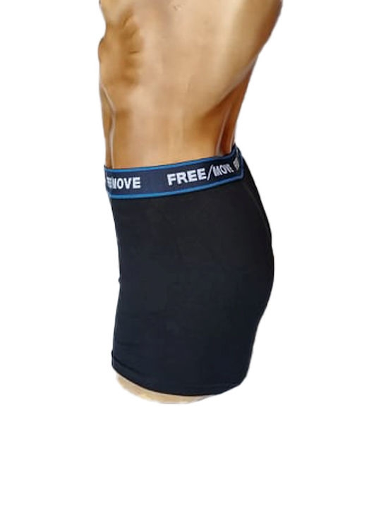 Men's Boxers Black Blue/Red 2Pack