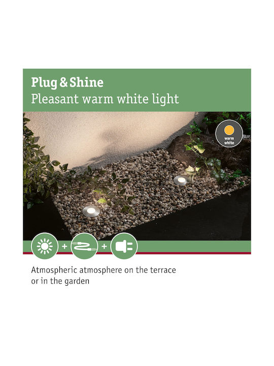 Paulmann Paulmann Außenstehlampen LED 5W mit Warmes Weiß Licht IP65 Grau
