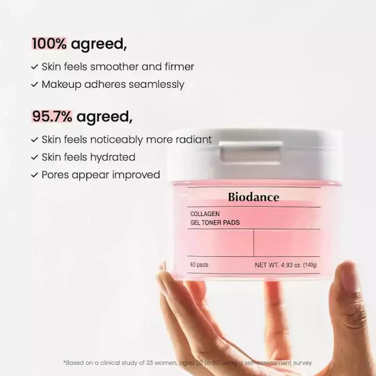 Biodance Facial Toning Gel with Ceramides, Panthenol & Peptides 60 Pieces