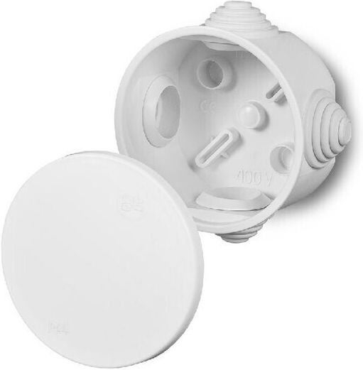 Eurolamp Ηλεκτρολογικό Κουτί Εξωτερικής Τοποθέτησης IP55 σε Γκρι Χρώμα