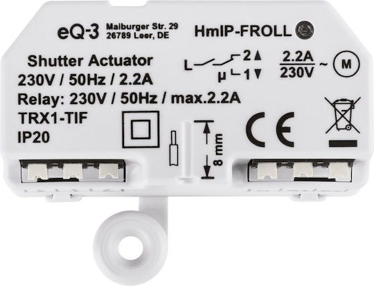 HomeMatic HmIP-FROLL Smart Switch 2.2A