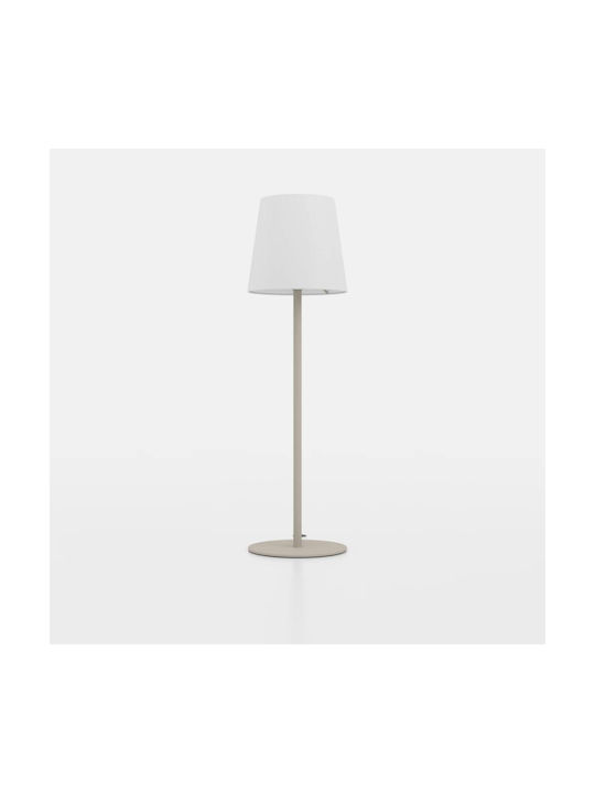 Eglo Table Lamp for Socket E14 with White Shade and Beige Base