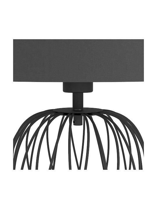 Eglo Nimlet Metal Table Lamp for Socket E27 with Black Shade and Base