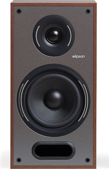 Elipson Horus 6B Aktive Lautsprecher Paar Braune