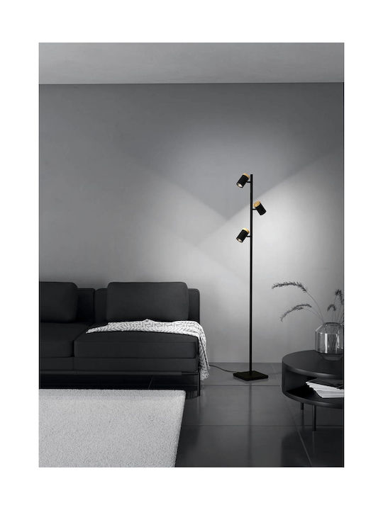 Eglo Cartagena Floor Lamp H162.5xW20.5cm. with Socket for Bulb GU10 Gray
