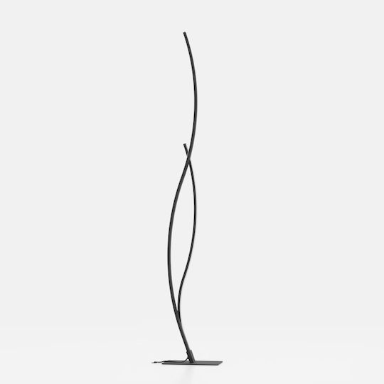 Eglo Grisolia LED Floor Lamp H129xW22cm. with Natural White Light Black