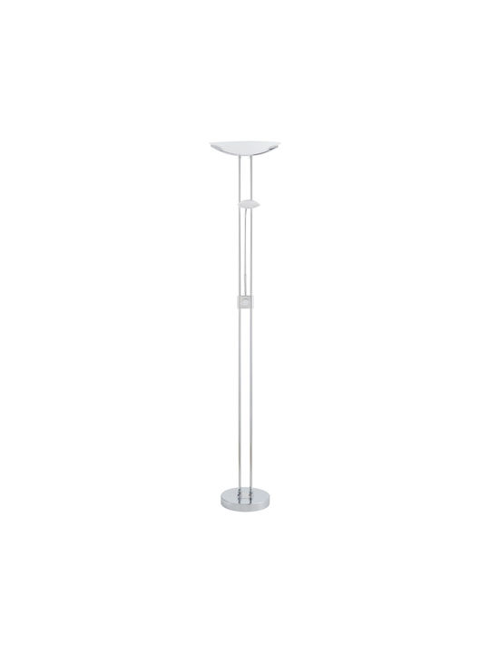 Eglo Baya LED Floor Lamp H180xW25cm. with Warm White Light Silver