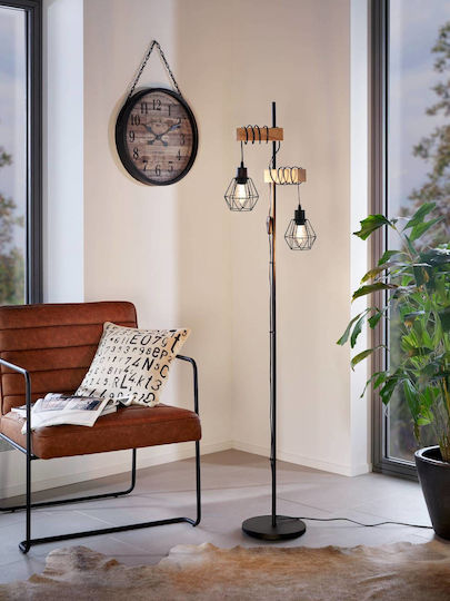 Eglo 44081 Επιδαπέδια Λάμπα Townshend 2xe27 60w 230v Fsc Πιστοποιημένο