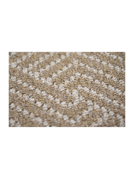 Non-Slip Kitchen Mat Runner Carmel Brown-Sand 80x160